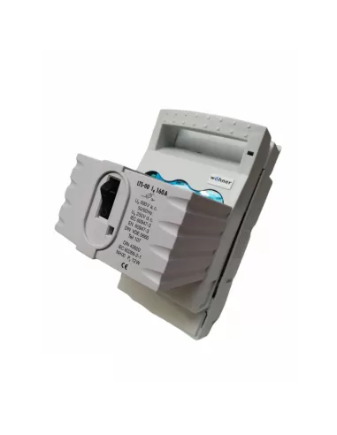 Wohner 33208 base seccionadora nh00 x pan, con tornillos mf, m8