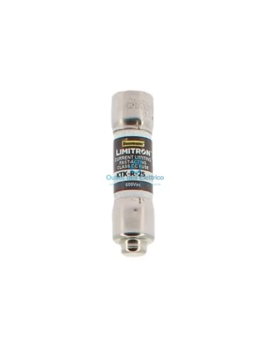Eaton ktk-r-25 fuse 25a 10x38 600v na, limitron, type r class cc