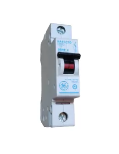 Ge power 590401 ha41 n c10 automatic circuit breaker 1p 10a 4.5ka