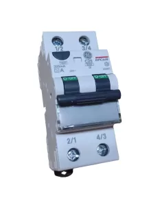 Ge power 606851 dpca60c25//300 differential circuit breaker 2p c25 6ka a//0.3