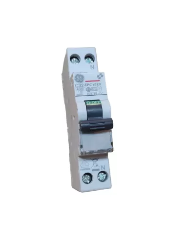 Ge power 692789 epc451nc32 interruttore automatico magnetotermico 1p n 32a 4,5ka c 1m