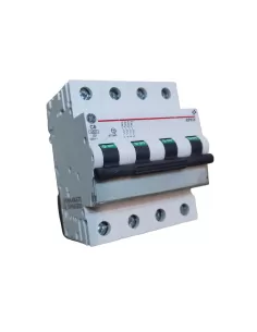 Ge power 671945 ep454c6 circuit breaker 4p 6a 4.5ka c 4m