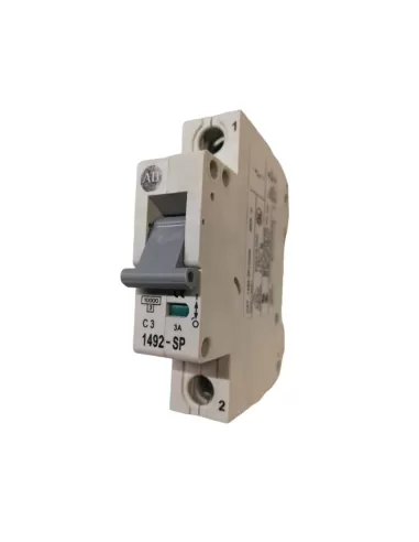 Allen Bradley 1492-sp1c030 1p 3a C-curve circuit breaker