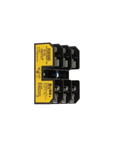 Portafusibles Eaton bc6033sq clase cc 30a 600v