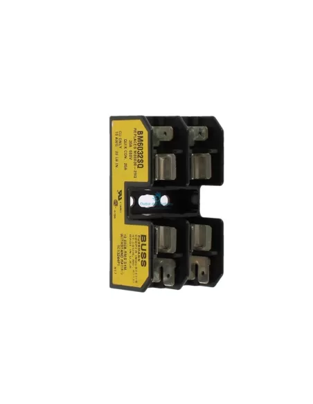 Eaton bm6032sqbs 2 pole fuse holder 30a 600v