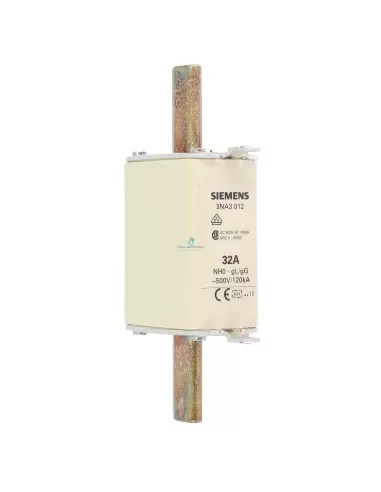 Fusible Siemens 3NA3012 NH 0 GL/GG 32A 500V CA