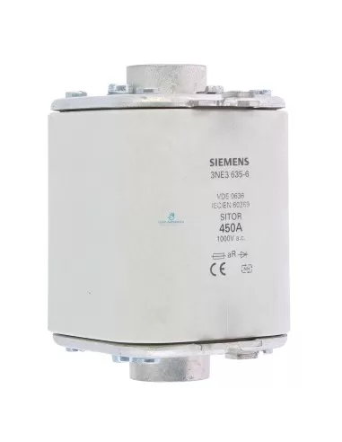 Siemens 3ne36356 fusibile fussitor ar 450a 1000v gr 3