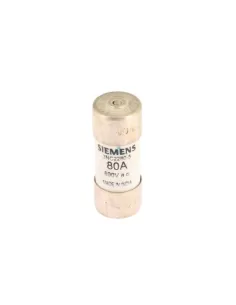 Siemens 3nc22805 fussitor fuse ar 80a 690vac 700vdc 22x58