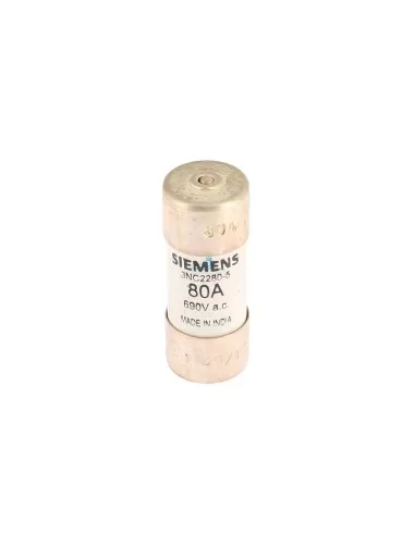 Siemens 3nc22805 fussitor fuse ar 80a 690vac 700vdc 22x58
