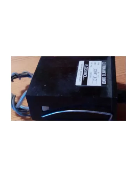 Elcontrol 230385 pulse counter 24v ac with plate
