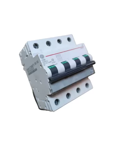 Ge power 672320 ep104c50 circuit breaker 4p 50a 10ka c rina 4m