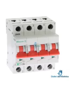 Eaton 243083 pls6-c10/4 interruttore magnetotermico 6ka 4p  c 10a