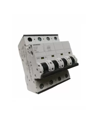 Siemens 5sy64068 disjoncteur 6a 6ka d 4mod 4p