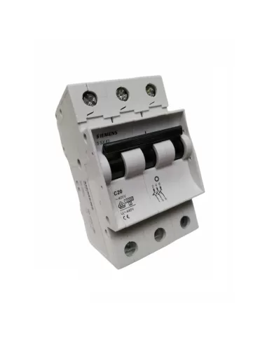 Disjoncteur Siemens 5sx43207 3P C 20A 10kA