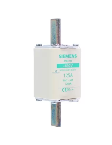 Fusible Siemens 3nd2132 NH 1 AM 125 A 690 V CA