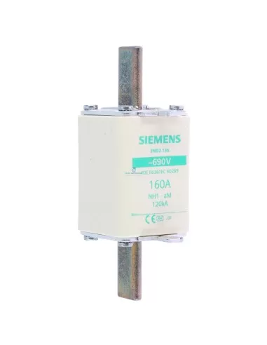 Fusible Siemens 3nd2136 nh 1 160a am 690vac