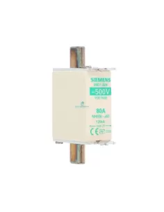 Fusible Siemens 3nd1824 80a nh 000 am 500vac