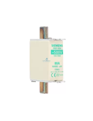 Siemens 3nd1824 fuse 80a nh 000 am 500vac