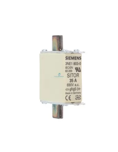 Siemens 3ne18030 fusible fusitor nh 000 gs 35a 690v