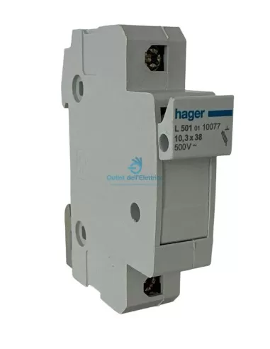 Hager l50101 Portafusibile 1p 32a 400v 10.3x38 gg