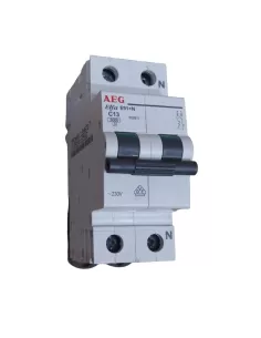 Aeg e91c13n circuit breaker elfa e90 1p n c 13a 6ka 552811