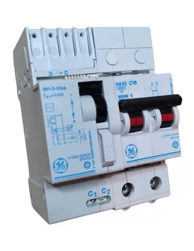 Ge power 591202 1p 16a magnetothermal differential