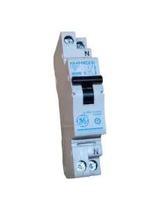 Ge power 569918 disjoncteur automatique 1p n 25a 4,5ka