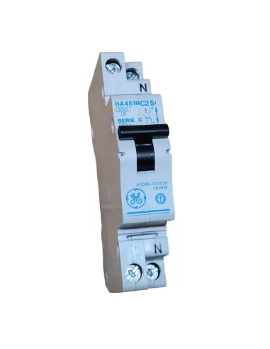 Ge power 569918 disjoncteur automatique 1p n 25a 4,5ka
