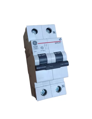 Ge power 671856 ep41nc32 1p n 32a 4.5ka circuit breaker