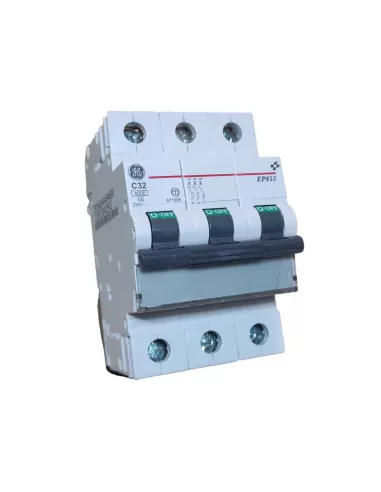 Ge power 671936 ep453c32 circuit breaker 3p 32a 4.5ka c 3m