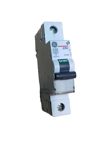 Ge power 672048 ep61c32 disjoncteur automatique 1p 32a 6ka c