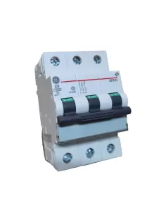 Ge power 672295 ep103c6 disjoncteur automatique 3p 6a 10ka c