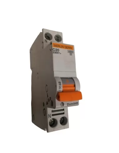 Merlin gerin doma45c20 disyuntor 1p n 20a 4.5ka