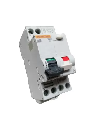 Merlin gerin 19289 1p n 25a 0.03a c-ac 6k differential circuit breaker