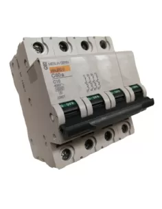 Disjoncteur Merlin Gerin 23901 4P 10A 4,5k C 4mod C60