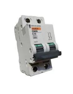 Disjoncteur Merlin Gerin 24274 2P 40A 6K C 2 modules C60