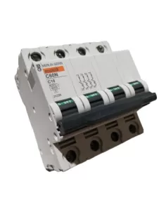 Disjoncteur Merlin Gerin 24296 4P 10A 6K C 4Mod C60