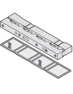 Abb n 2 supports de jeu de barres pour section 5 mm bp1250