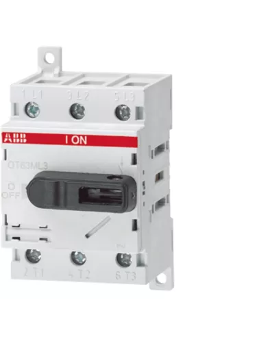 Interruptor seccionador rotativo Abb ot40m4 4p 40a m970570