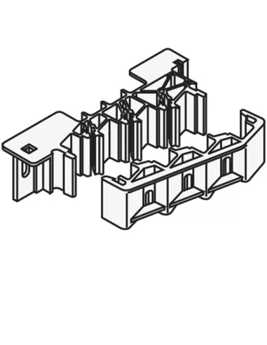 Soporte universal para barras colectoras escalares Abb pb0802 de 800 A