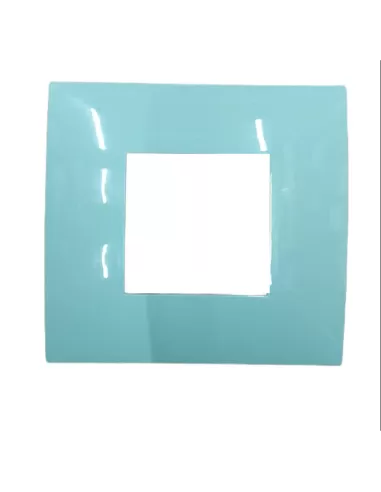 Plaque Abb 2csk0213ch série lumière 2 modules vert pastel