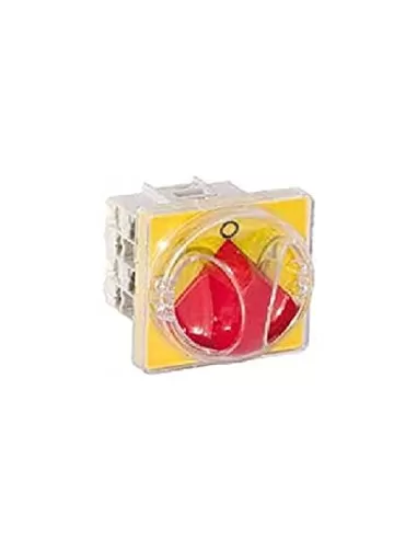 Interrupteur-sectionneur Palazzoli 265324 4x32a avec verrouillage de porte jaune rouge