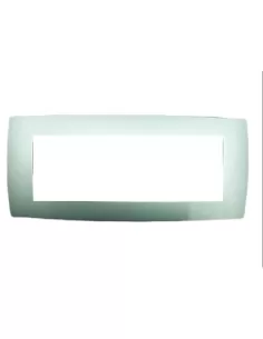 Plaque en technopolymère intelligent Abb elos, 6 modules, vert lac 2cse0640smp