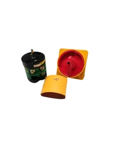 Allen-bradley 4 03 11-om breter sezionatore 3p 75a ac1 660v maniglia giallo//rossa