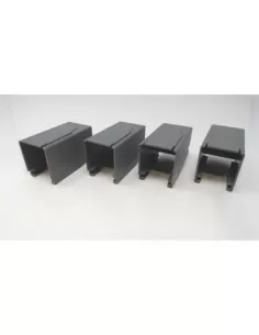 Abb ots250g1s//4 bouchon gris clair, lot de 4 pièces eo 487 2