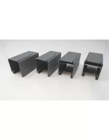 Abb ots250g1s//4 low grey cap pack of 4 pieces eo 487 2