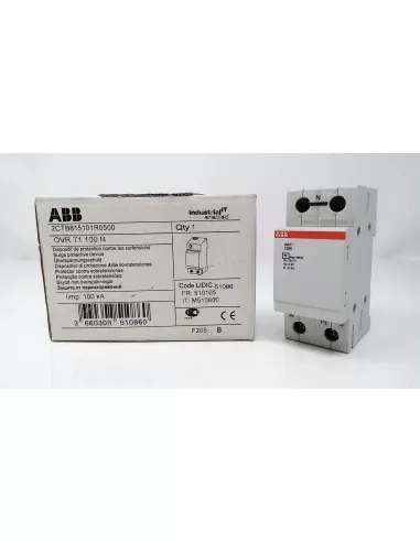 Abb ovr t1 2 25 255 ts limitador 1p iimp 25ka m510884
