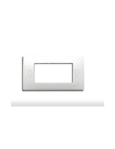 Plaque autoport Abb 3 places blanc ral9016