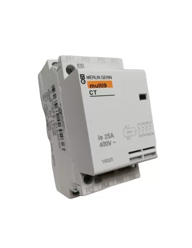 Contactor Merlin Gerin 16023, 4 pines, 4 NC, 25 A, bobina de 24 V