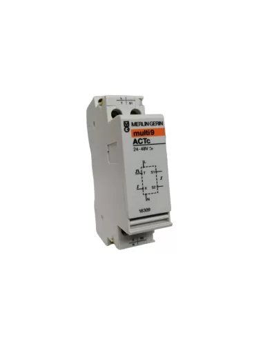 Merlin gerin 18309 contactor auxiliar tc 24-48vac
